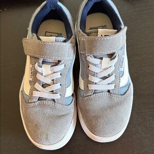 Vans Kids' Gray and Navy Sneakers